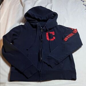 5th & Ocean Full Zip Cleveland Indians Hoodie